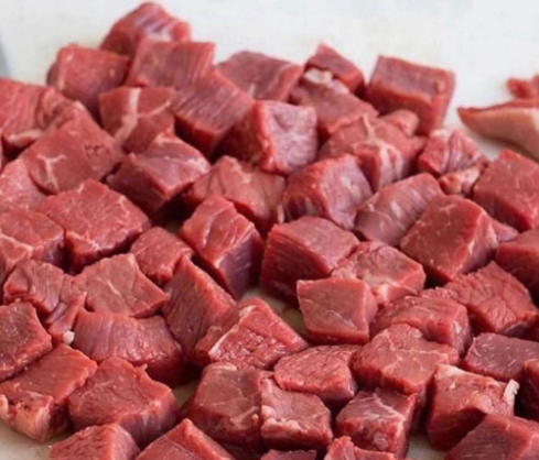 Carne Bovina em Cubos