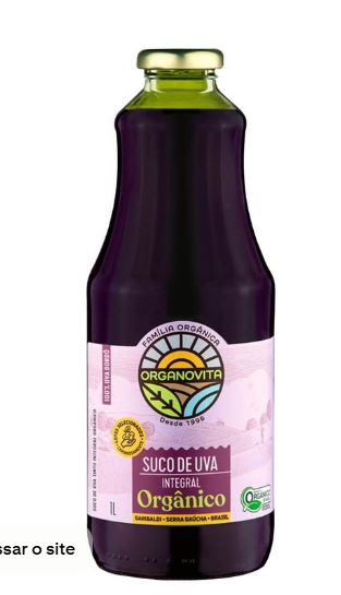 Suco Integral Uva 1L